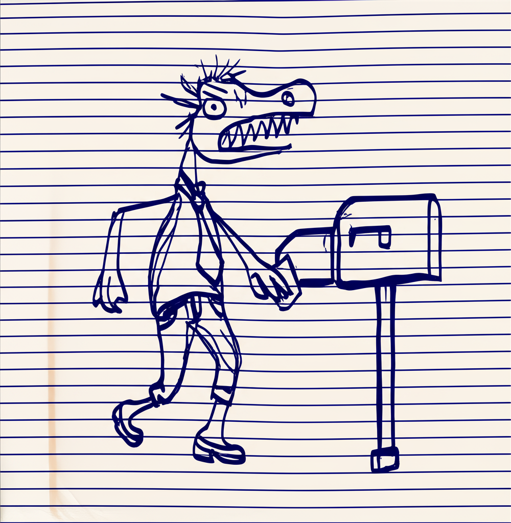 Checking a Mail Post.