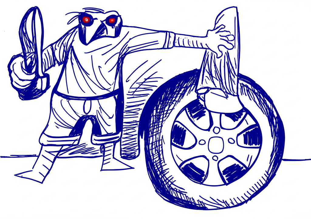 Shine the leather good.